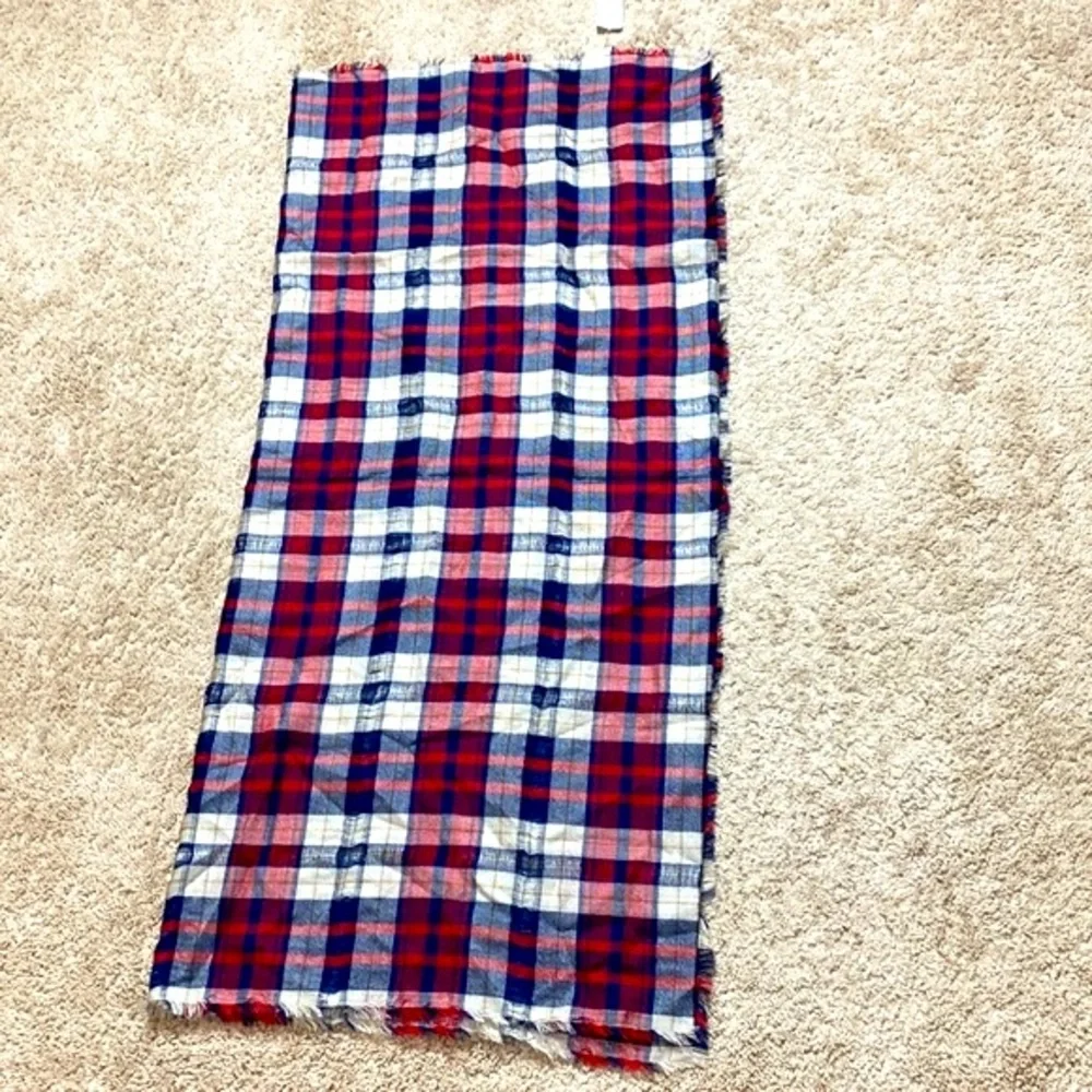 Francesca’s Plaid Wool Blend Scarf